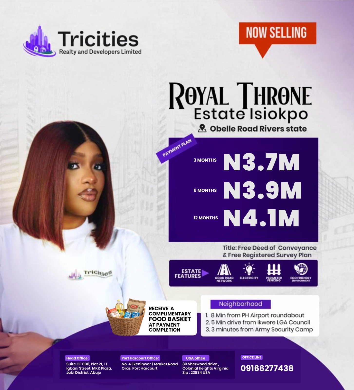ROYAL THRONE ESTATE, ISIOKPO